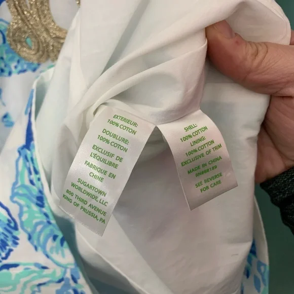 Lily Pulitzer Emery Shift Dress in Barefoot Princess in Resort White Size 4 - Picture 8 of 15